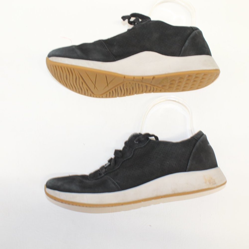 Dansko Shoes Womens 40 US 9.5 Christina Sneaker 4254100302 Black Leather Lace Up - Picture 6 of 11